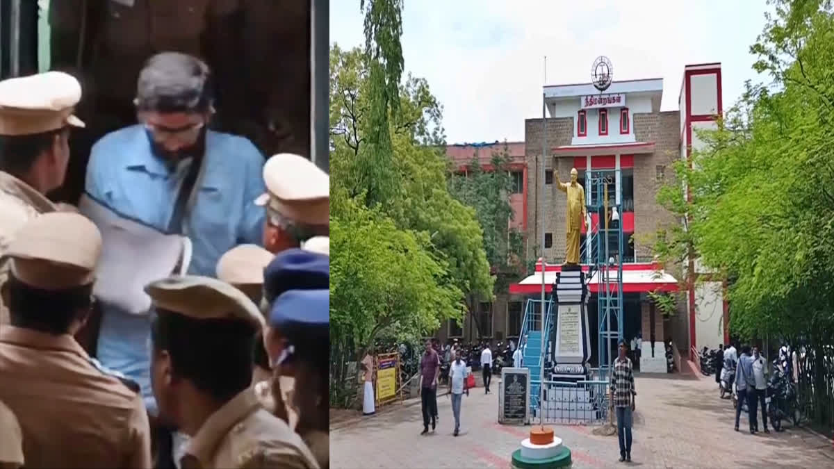 Savukku Shankar and Madurai District Court campus