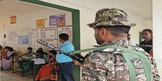 जंगली क्षेत्र गझंडी में लोगों ने की खुलकर वोटिंग