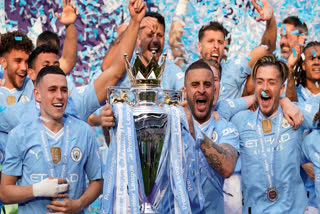 Manchester City FC scripted a history, becoming the first team to clinch fourth consecutive Premier League title. Manchester City defeated West Ham United 3-1 on Sunday.