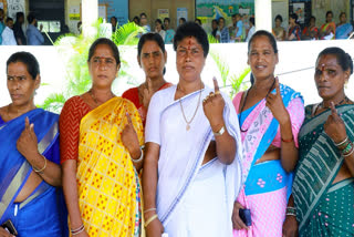 Polling began Monday morning for 13 of the 48 Lok Sabha seats in Maharashtra