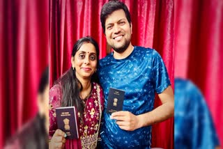 Bihar: NRI Couple Flies To Hometown from Germany To Vote
