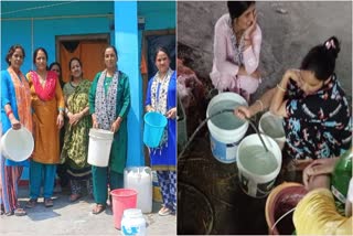 Drinking water problem in Mussoorie Campty