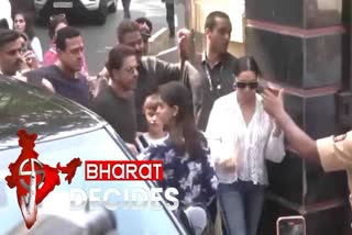 Lok Sabha Election 2024: Shah Rukh Khan Arrives with Family to Cast Vote -watch