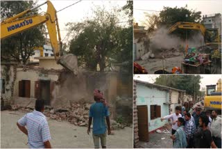 Administration took action on encroachment in Haldwani