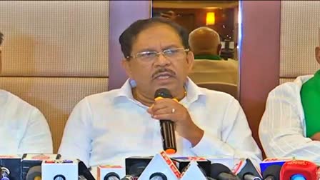 G. Parameshwara spoke at the press conference.