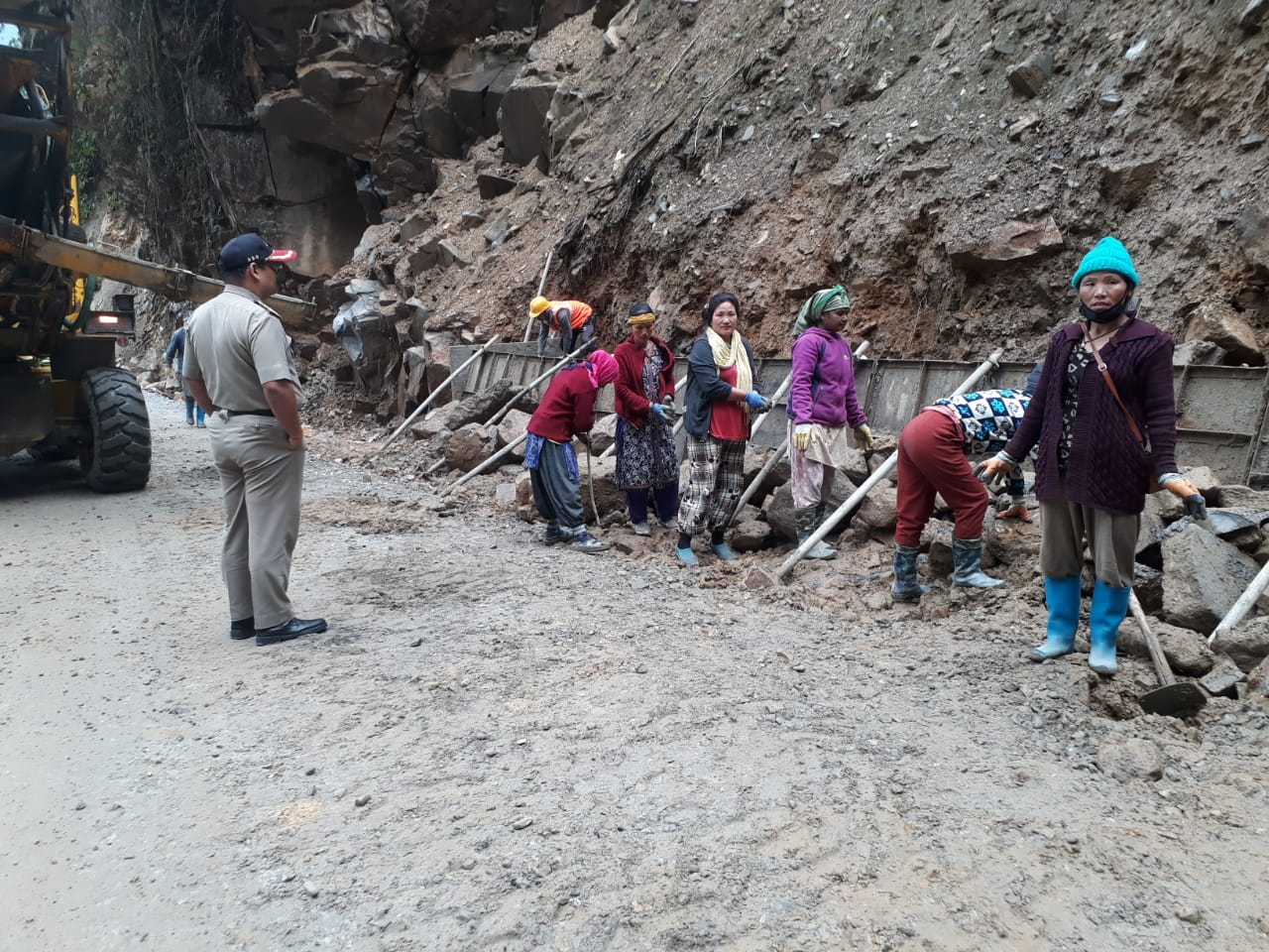 BRO Road Construction in Arunachal