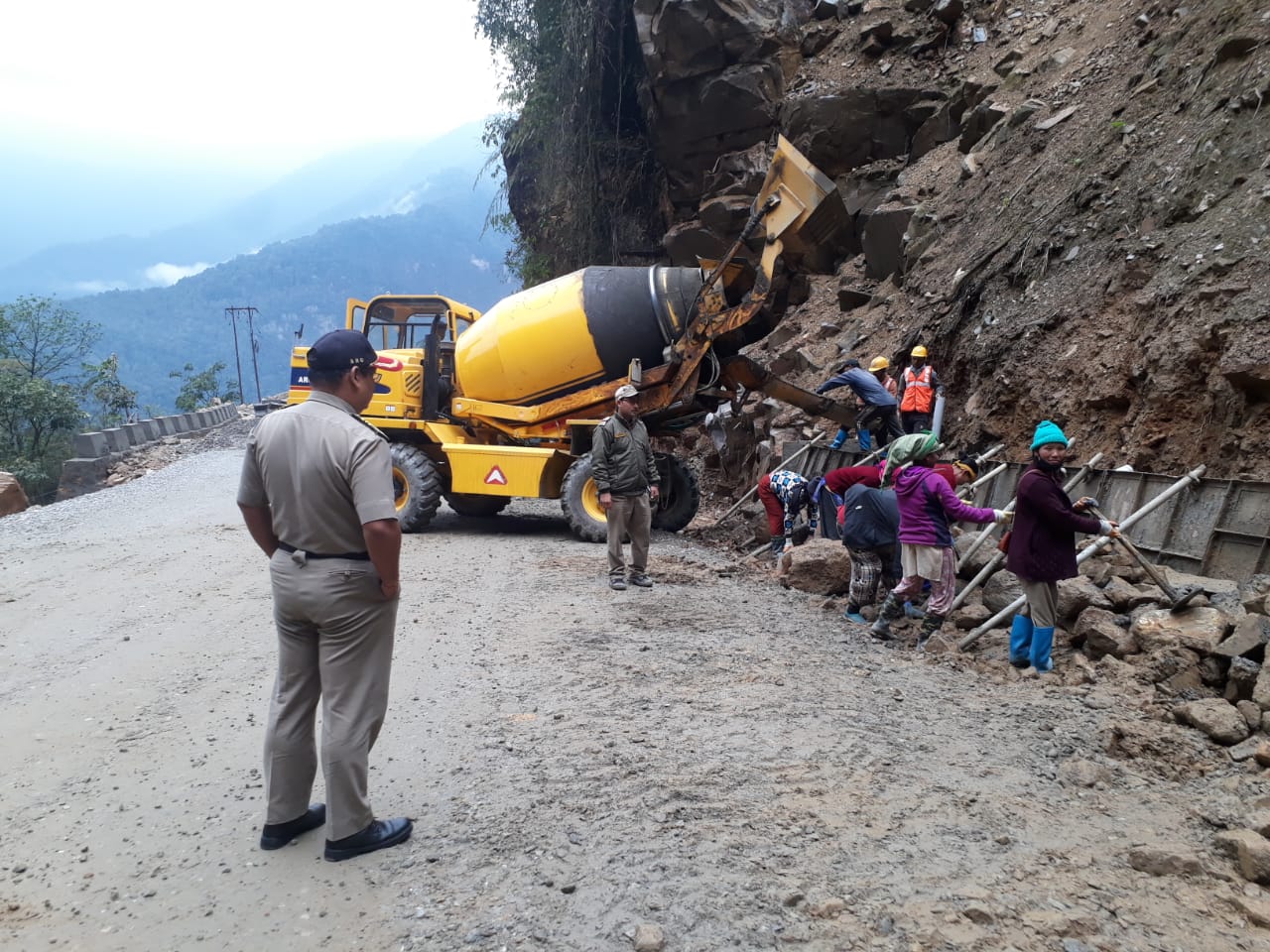 BRO Road Construction in Arunachal