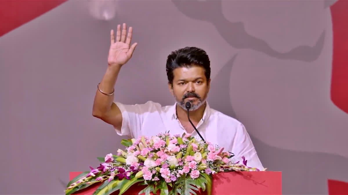 தவெக கூட்டத்தில் விஜய் (கோப்புப்படம்)
