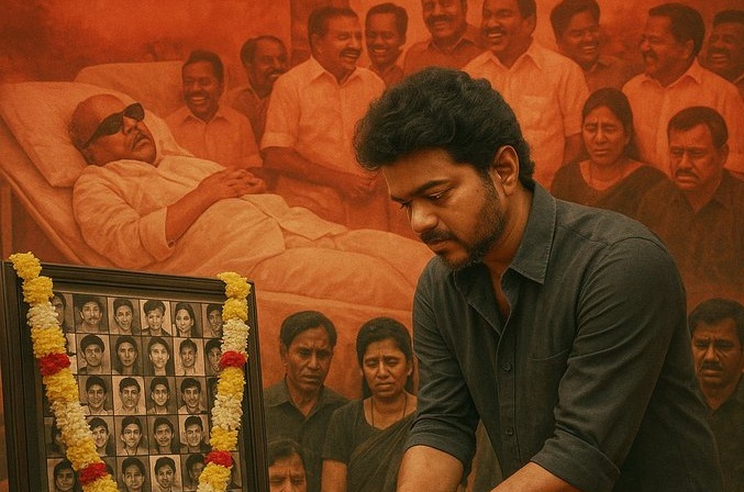 மே 18 நினைவேந்தல் நிகழ்ச்சியில் தவெக பதிவிட்ட புகைப்படம்
