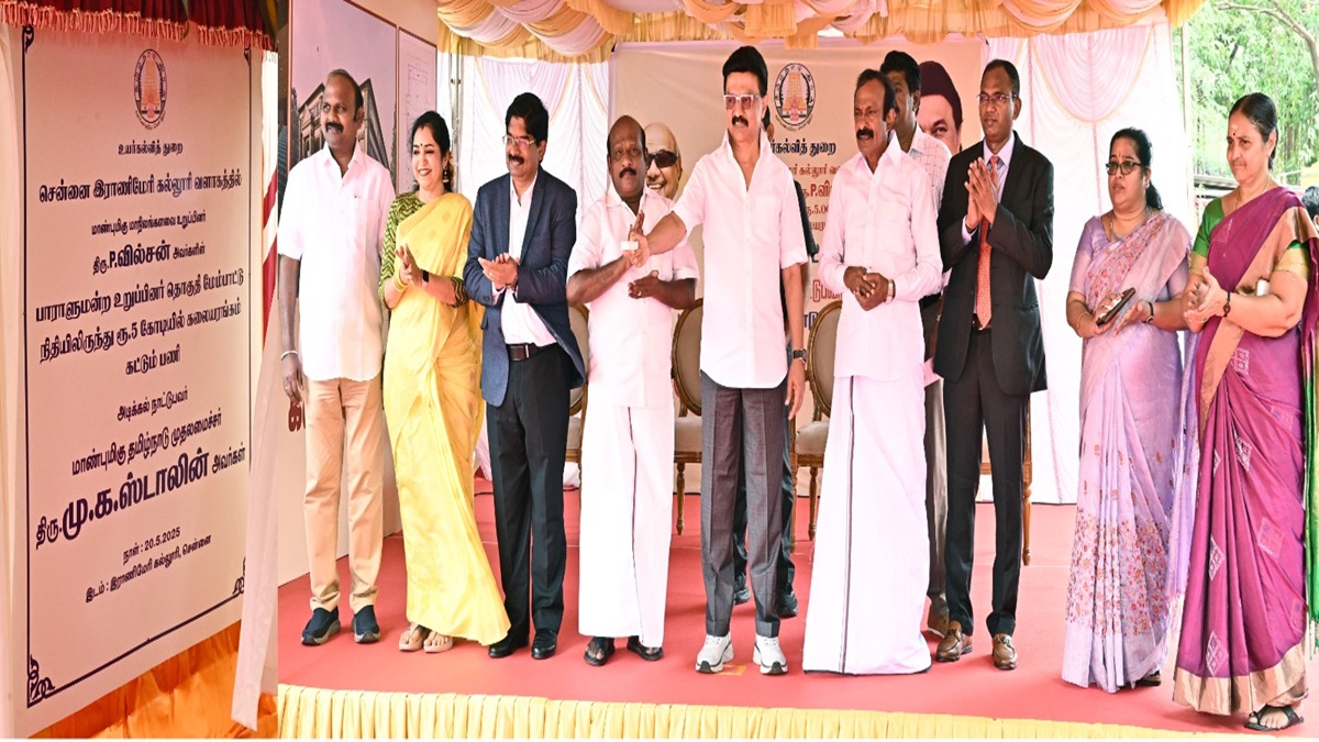 கட்டப்பட உள்ள புதிய கட்டடங்களுக்கு அடிக்கல்
