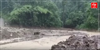 LANDSLIDE AT NH 6