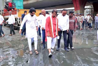 bjp-delegation-visits-rain-affected-areas-in-bengaluru