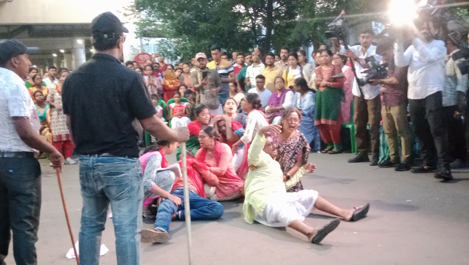 Jobless Teachers Protest