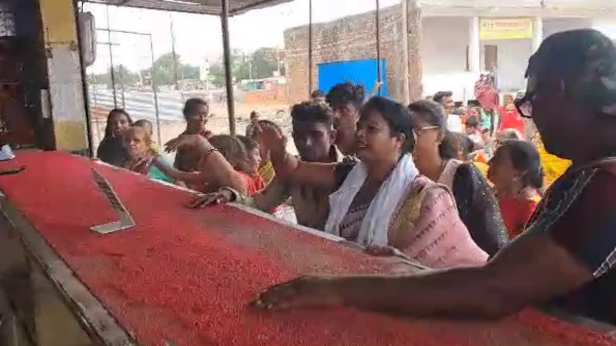 women buy wine for protest Indore