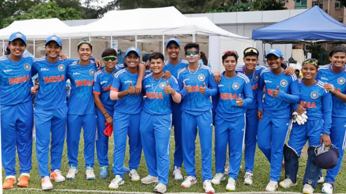 INDIA A WOMEN TEAM ENTRY IN WOMENS EMERGING ASIA CUP 2023 FINAL