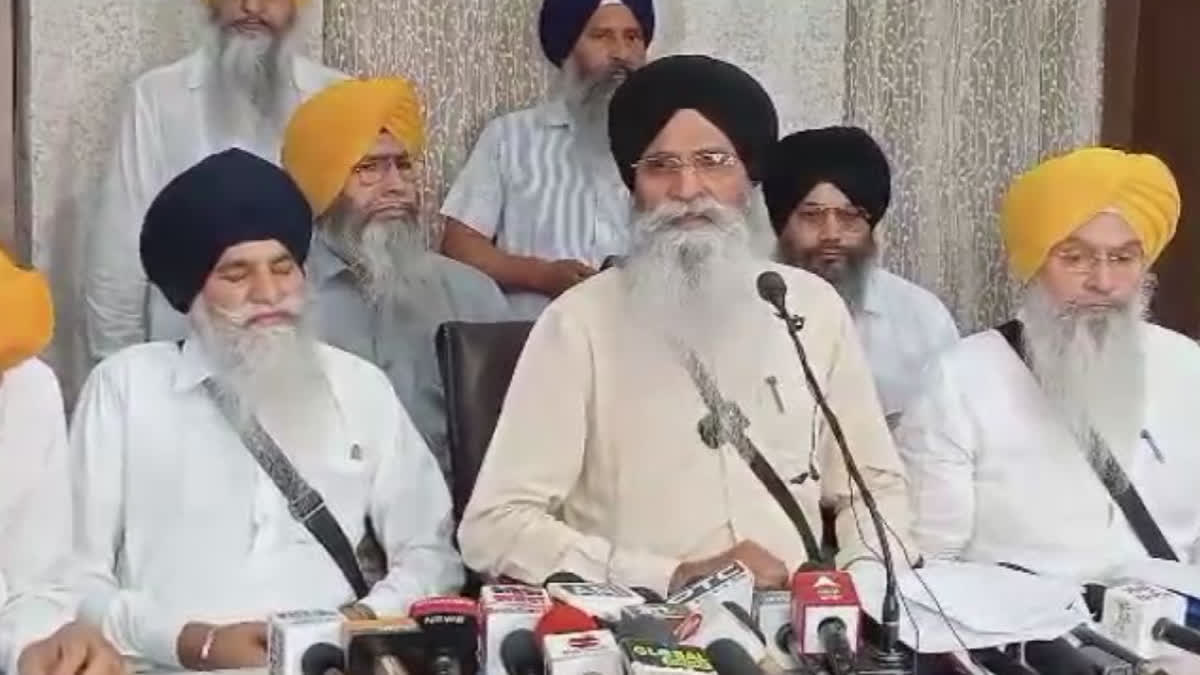 SGPC president Harjinder Singh Dhami called the meeting