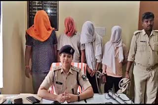 गोपालगंज में 4 फर्जी पुलिस गिरफ्तार