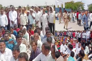 Villagers protest on MSN Pharma Company