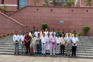 Manipur legislators in New Delhi