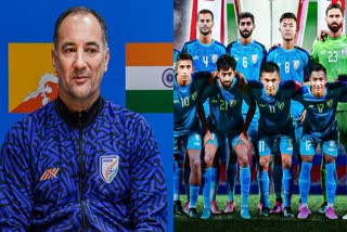 coach Igor Stimac and indian football team