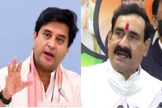 Narottam Mishra jyotiraditya Scindia