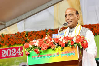 Rajnath attacks DMK in Tamil Nadu