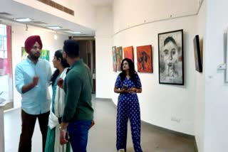 Art exhibition organized by Art Spectra in delhi