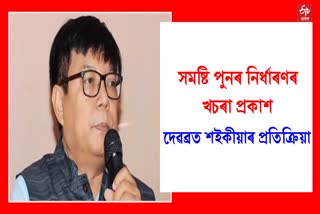 debabrata saikia react on delimitation