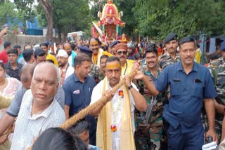 Health Minister Banna Gupta participates in Rath Yatra of Lord Jagannath in Jamshedpur