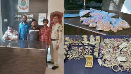 thieves arrested with six kilos of silver