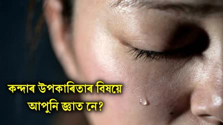 If only you knew this! You can't stop yourself from crying tears have their benefits