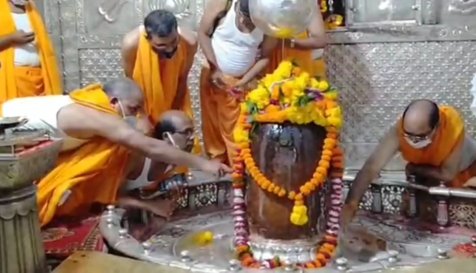 Erosion of Mahakal Shivling