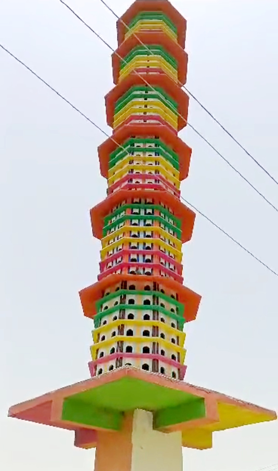 Seven storey unique house for birds