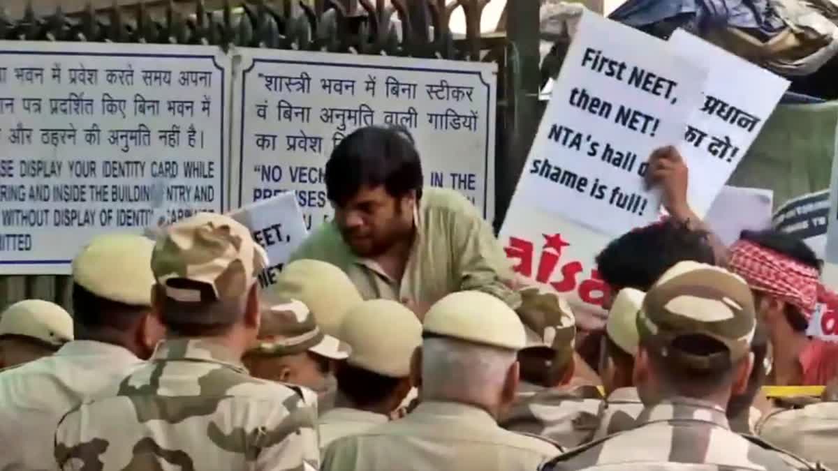UGC NET Exam Cancelled Student Protests