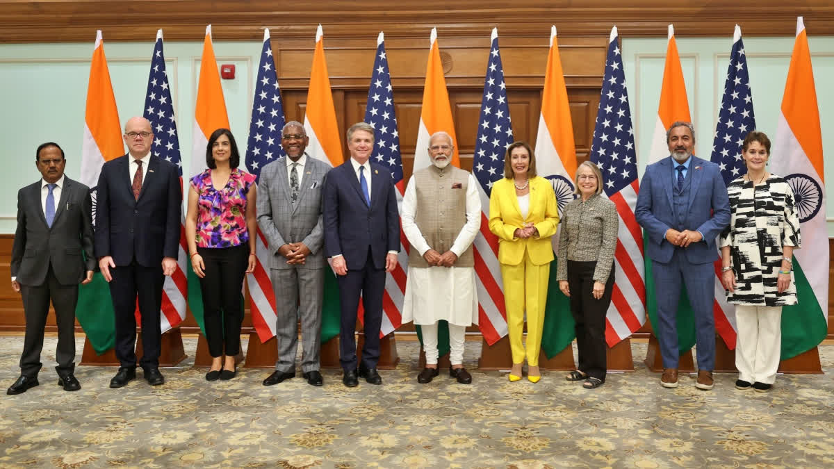 US Congressional Delegation Calls On PM Modi, Congratulates Him On 3rd Term