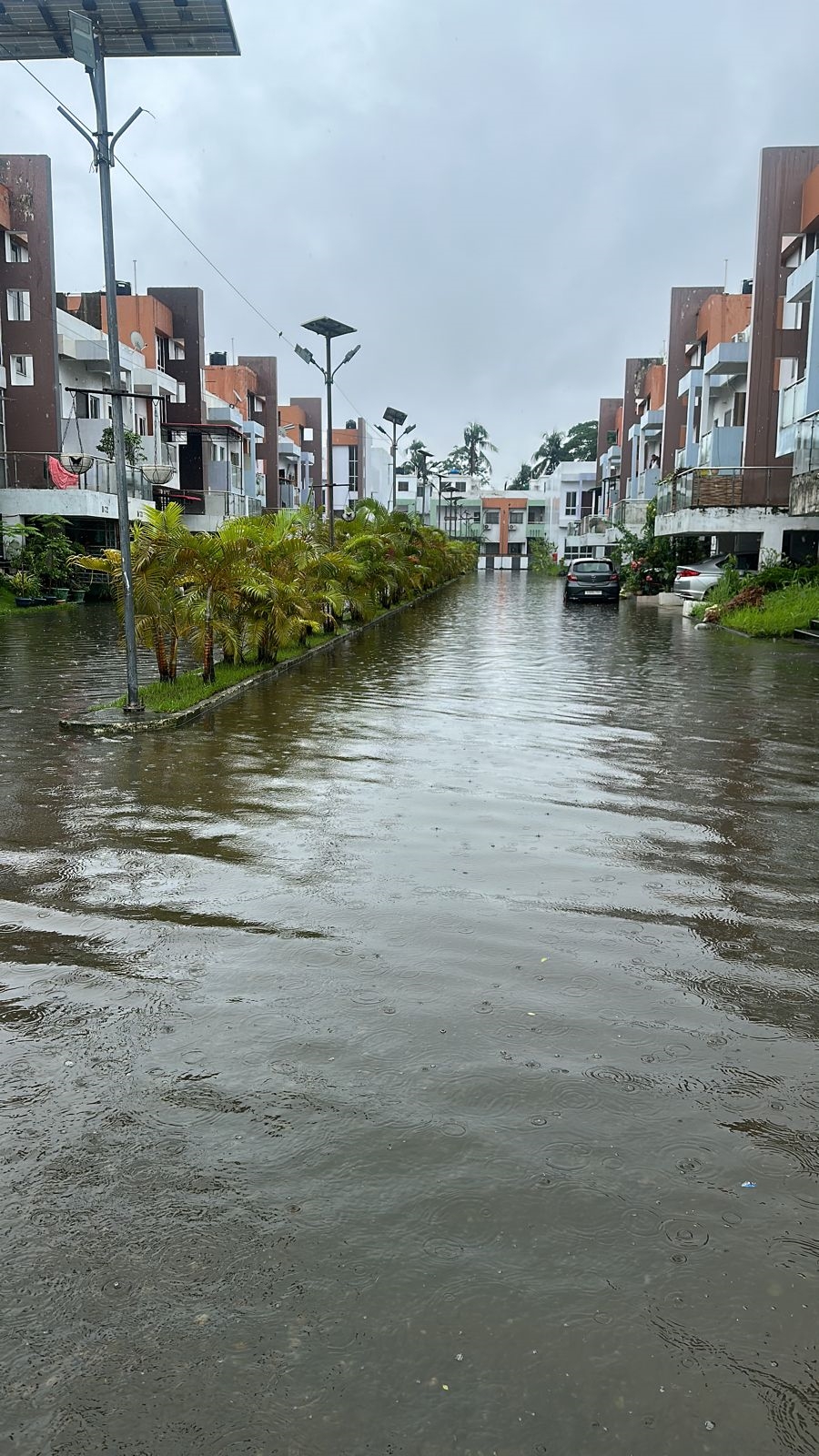 Artificial flood in North Guwahati