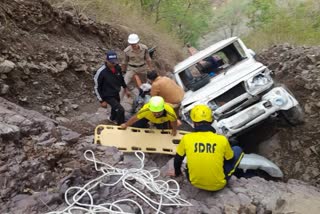 ACCIDENT OF CAR OF PUNJAB PILGRIMS