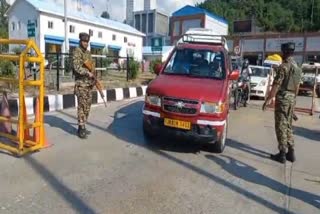 جموں سرینگر قومی شاہراہ پر سیکورٹی کے  پختہ انتظامات