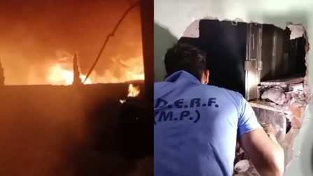 Fire in the house of a dry fruit businessman in Gwalior, father and 2 daughters burnt to death, fire brigade arrived after an hour