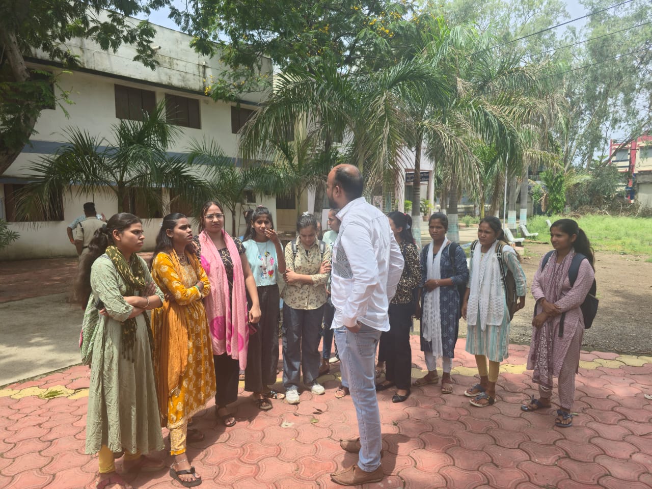 Ratlam College Students Protest