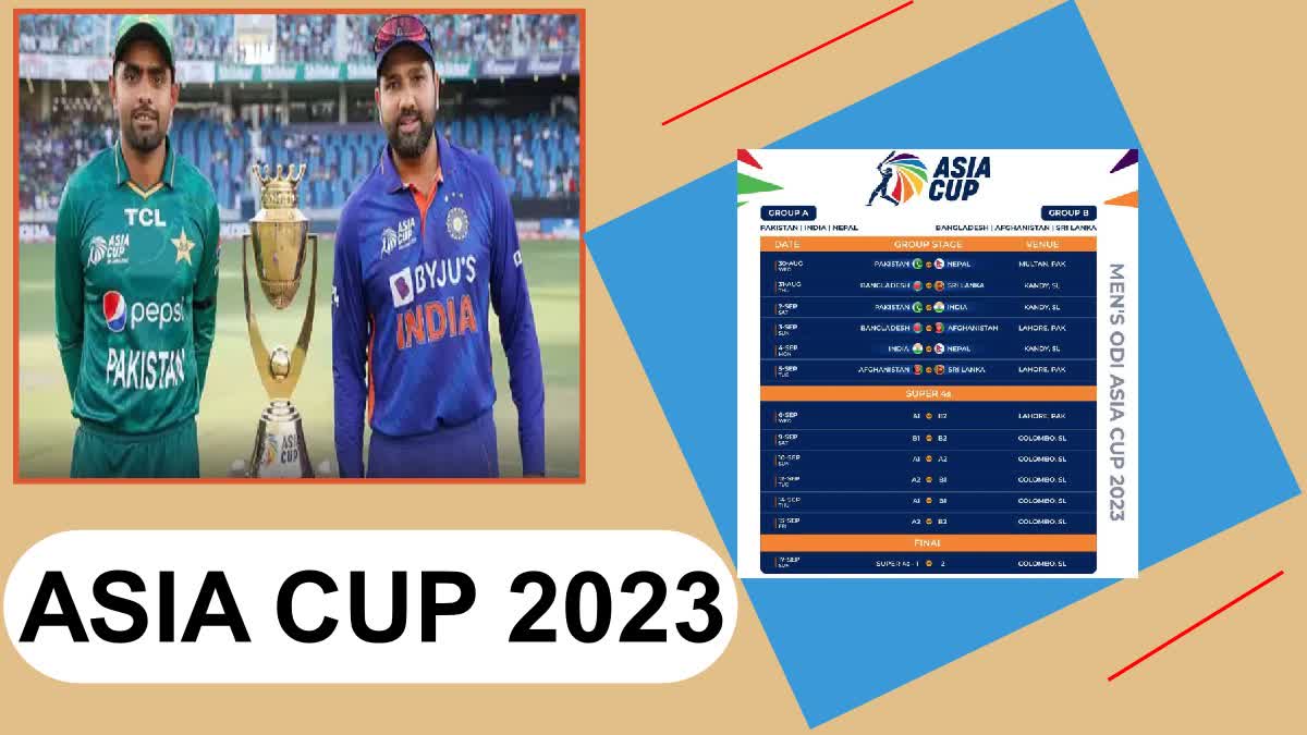 Asia Cup 2023 schedule