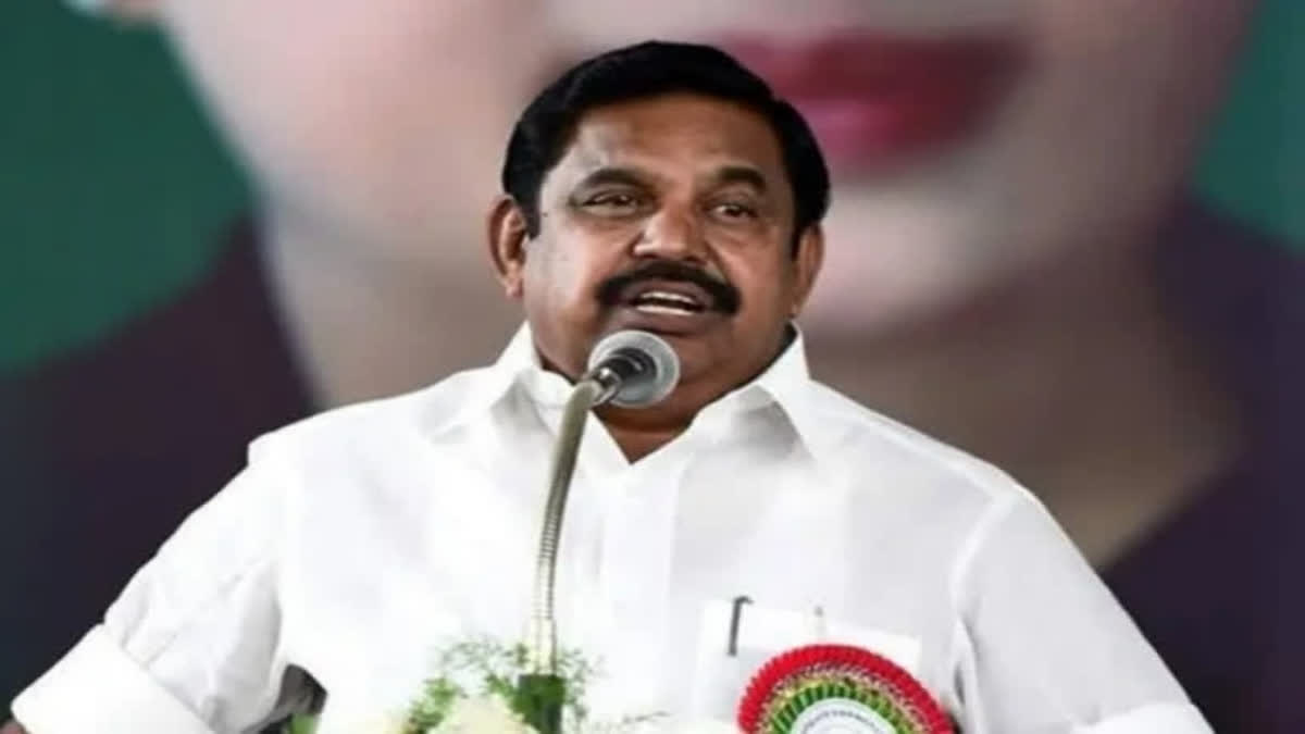 File photo:  Edappadi Palaniswami