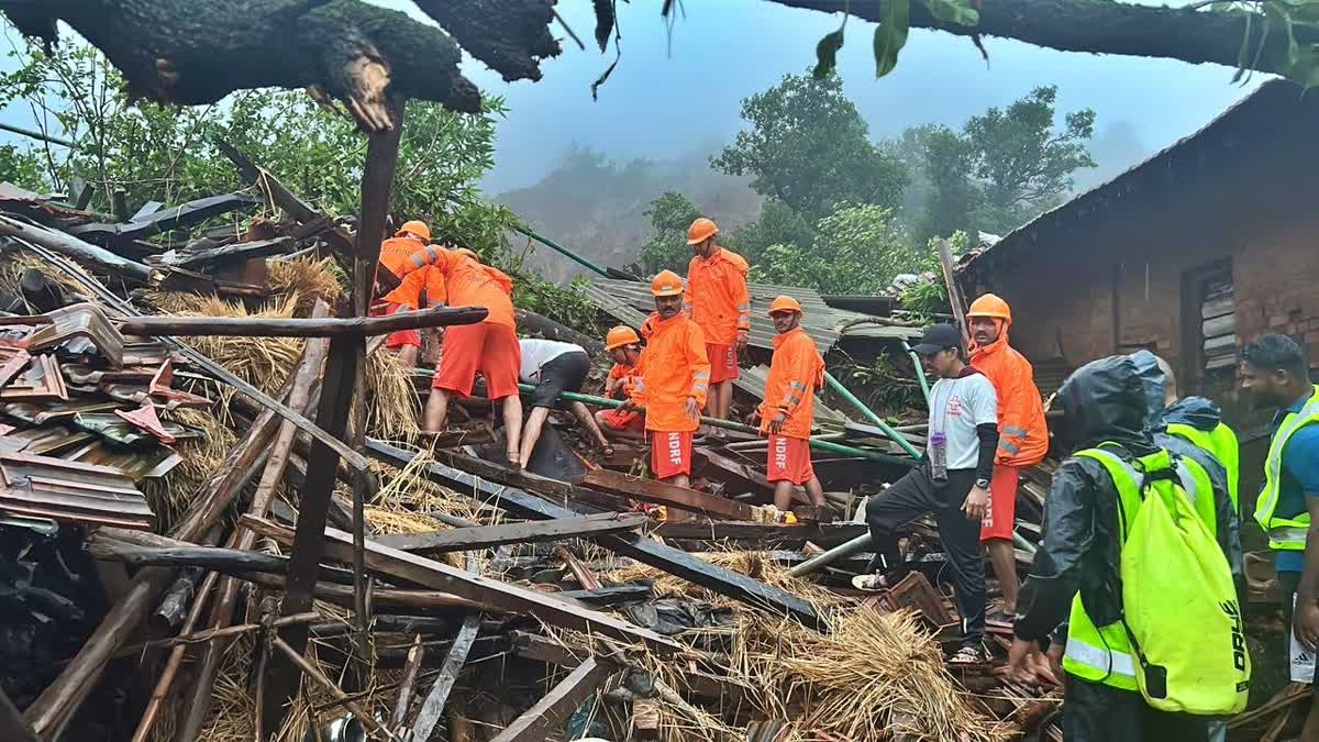 Maharashtra: Four killed after landslide in Raigad district