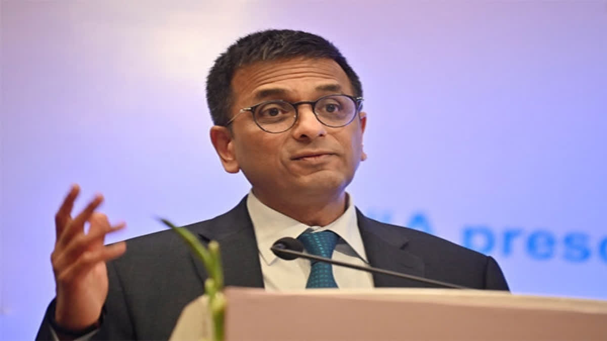 File photo: Chief Justice of India D Y Chandrachud