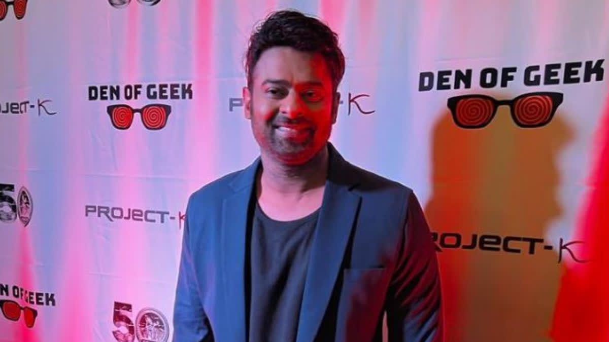 Makers of the highly-anticipated film Project K will reveal the first glimpse of the movie on July 21 (Indian time) at San Diego Comic-Con, which runs from July 20 to July 23 in the US. The Project K lead actor Prabhas was papped at a party in the US where he met his fans on Wednesday, a day before the film's launch. On July 19, fans were offered a look at the movie as part of an opening night celebration.