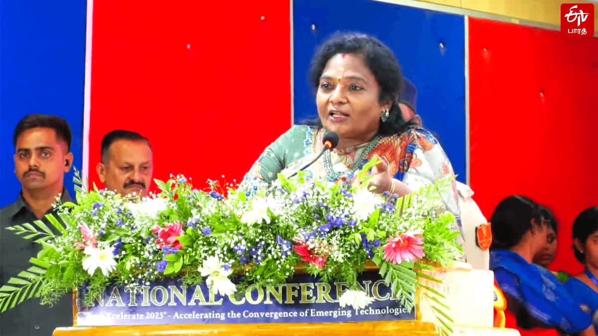 ‘தொழில்நுட்பத்தால் அதிக பாதிப்பை சந்தித்தவள் நான்’ - ஆளுநர் தமிழிசை சௌந்தரராஜன் பேச்சு