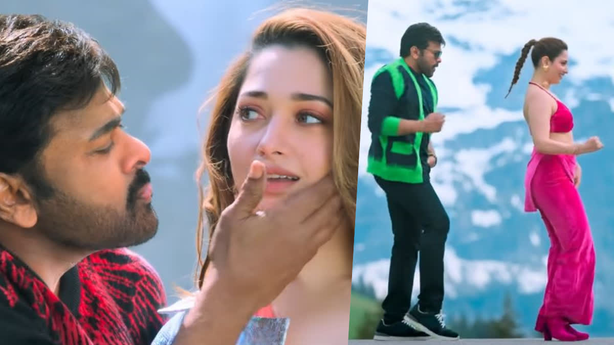 Chiranjeevi Tamannaah Milky Beauty Song Promo  Chiranjeevi and Tamannaah Milky Beauty Song  Chiranjeevi and Tamannaah  Milky Beauty Song  Tamannaah Milky Beauty Song  Chiranjeevi Milky Beauty Song  Bholaa Shankar  Bholaa Shankar song  Chiranjeevi  Tamannaah  Milky Beauty Song Promo  ചിരഞ്ജീവി  തമന്ന ഭാട്ടിയ  മിൽക്കി ബ്യൂട്ടി  ഭോലാ ശങ്കര്‍  Meher Ramesh  മെഹര്‍ രമേശ്