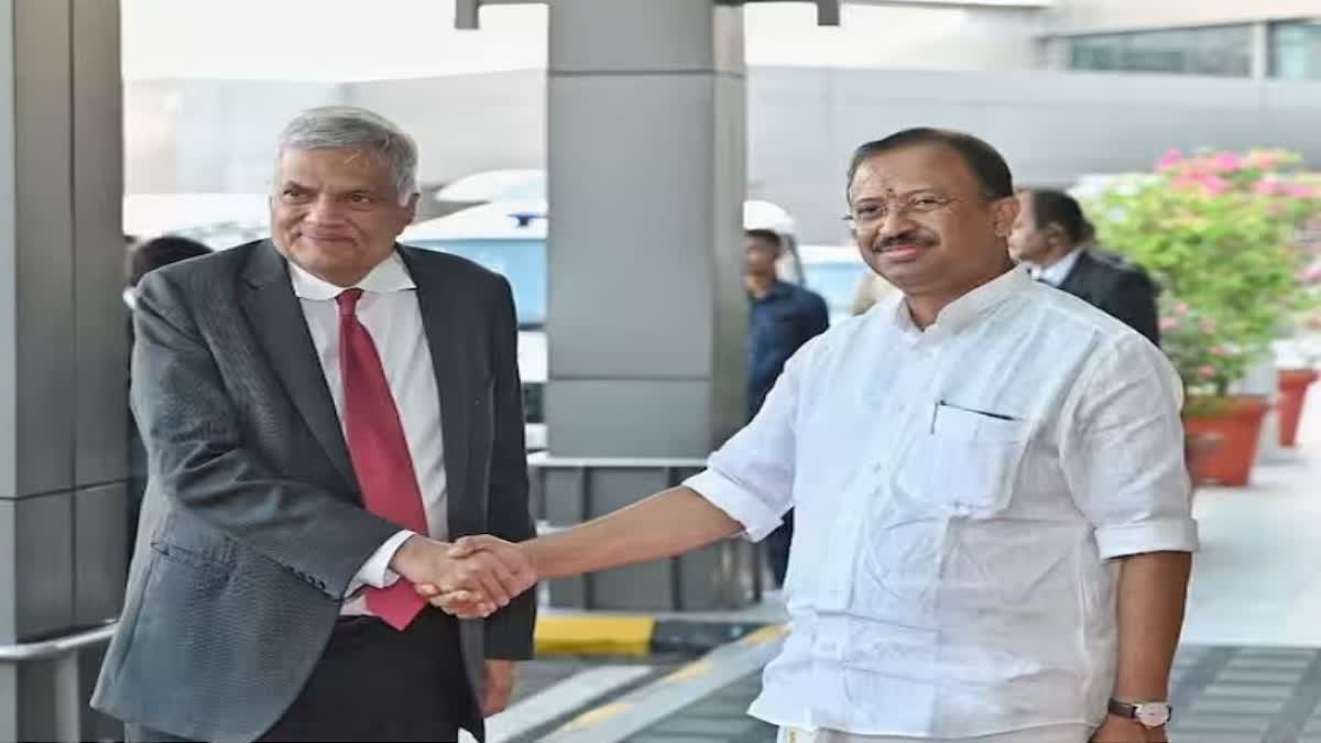 Sri Lankan President Wickremesinghe arrived in India on a two-day visit