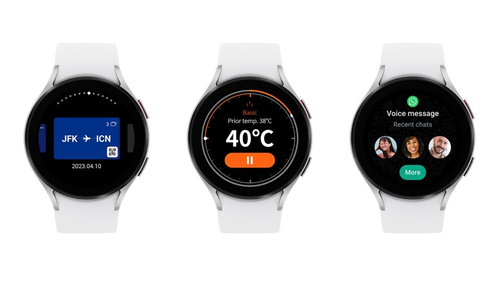 Samsung Galaxy Watch series added Samsung Wallet, Thermo Check and WhatsApp