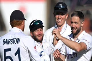 Ashes 2023  England vs Australia  England vs Australia Fouth Test  England vs Australia Fouth Test Day One Report  Ashes  Stuart Broad  Jhonny Bairstow  ആഷസ്  ആഷസ് പരമ്പര  ആഷസ് പരമ്പര നാലാം ടെസ്റ്റ്  ഇംഗ്ലണ്ട് vs ഓസ്‌ട്രേലിയ  ക്രിസ് വോക്‌സ്  സ്റ്റുവര്‍ട്ട് ബ്രോഡ്